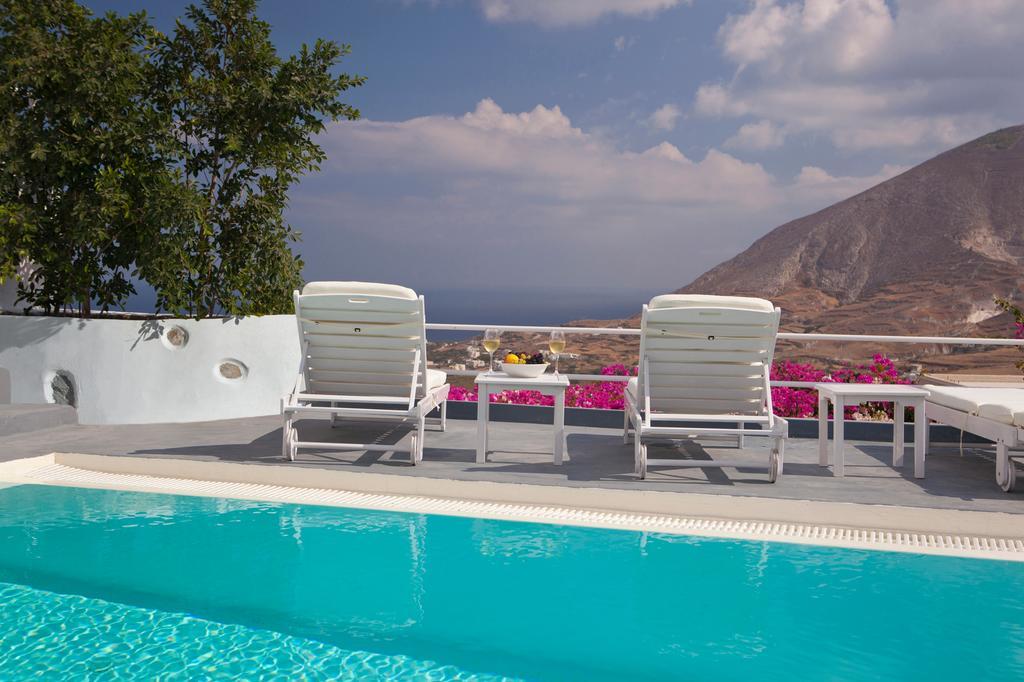 White Cave Private Villa Pýrgos Rom bilde