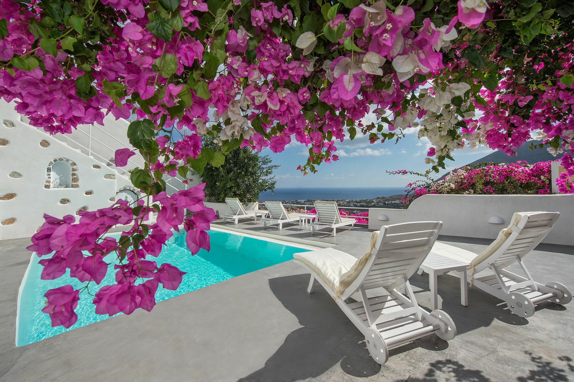 White Cave Private Villa Pýrgos Eksteriør bilde